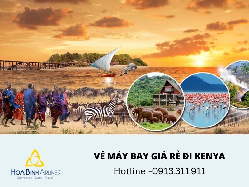Khám phá châu Phi với vé máy bay giá rẻ đi Kenya